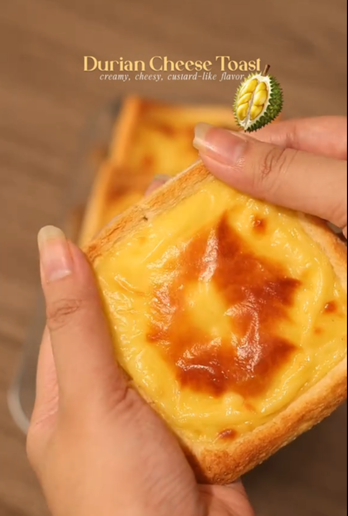 Toasts Gourmands Durian-Fromage-Miel